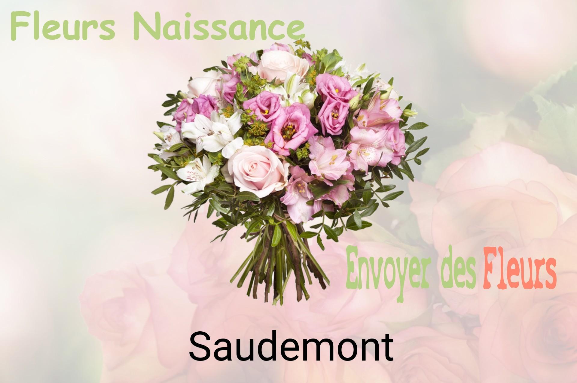Bouquet de fleurs de naissance livré à Saudemont